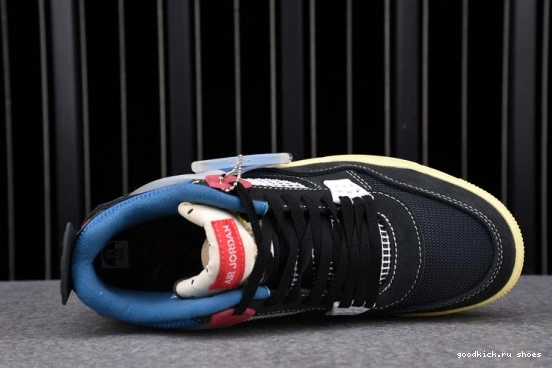 DC9533-001 Jordan Noir 4 Retro Off DC9533-001 Union AIR 0320